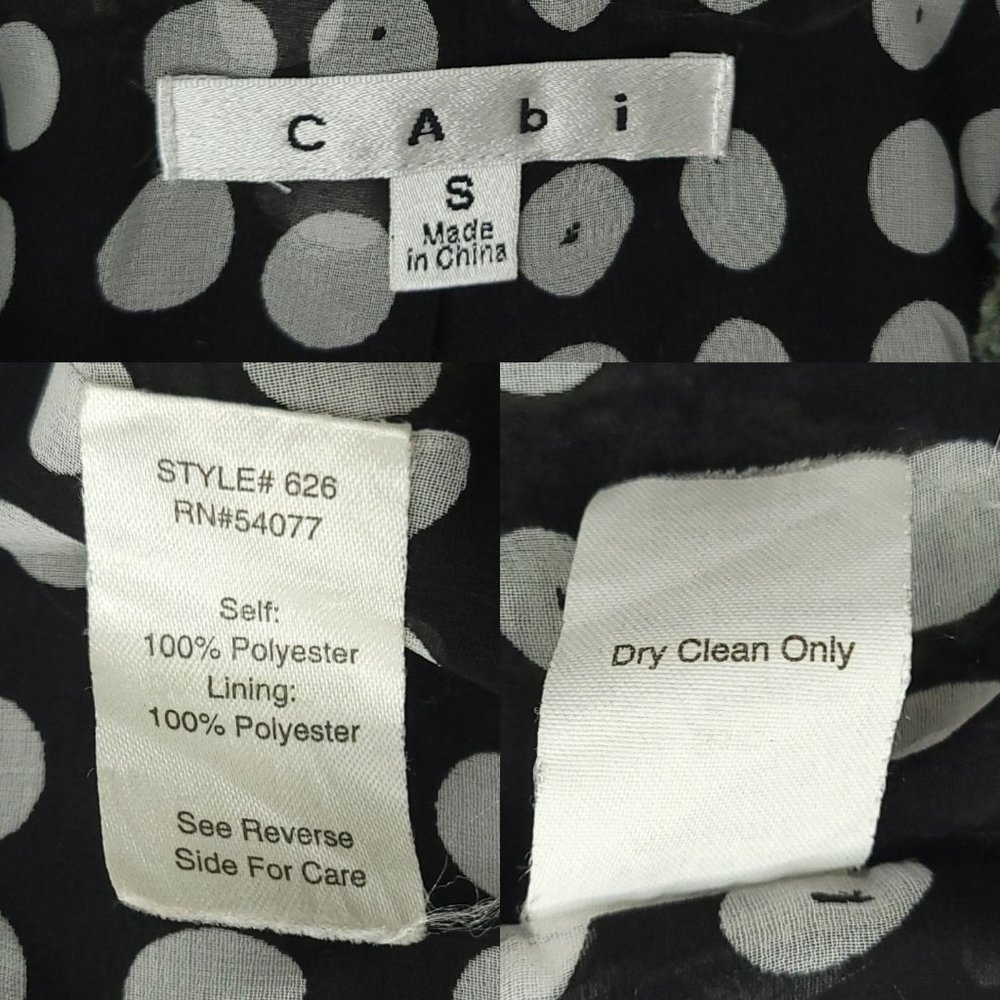 Cabi Chinchilly Faux Fur 3 Button Lined Jacket Womens S Gray Black Long Sleeve - Picture 8 of 16